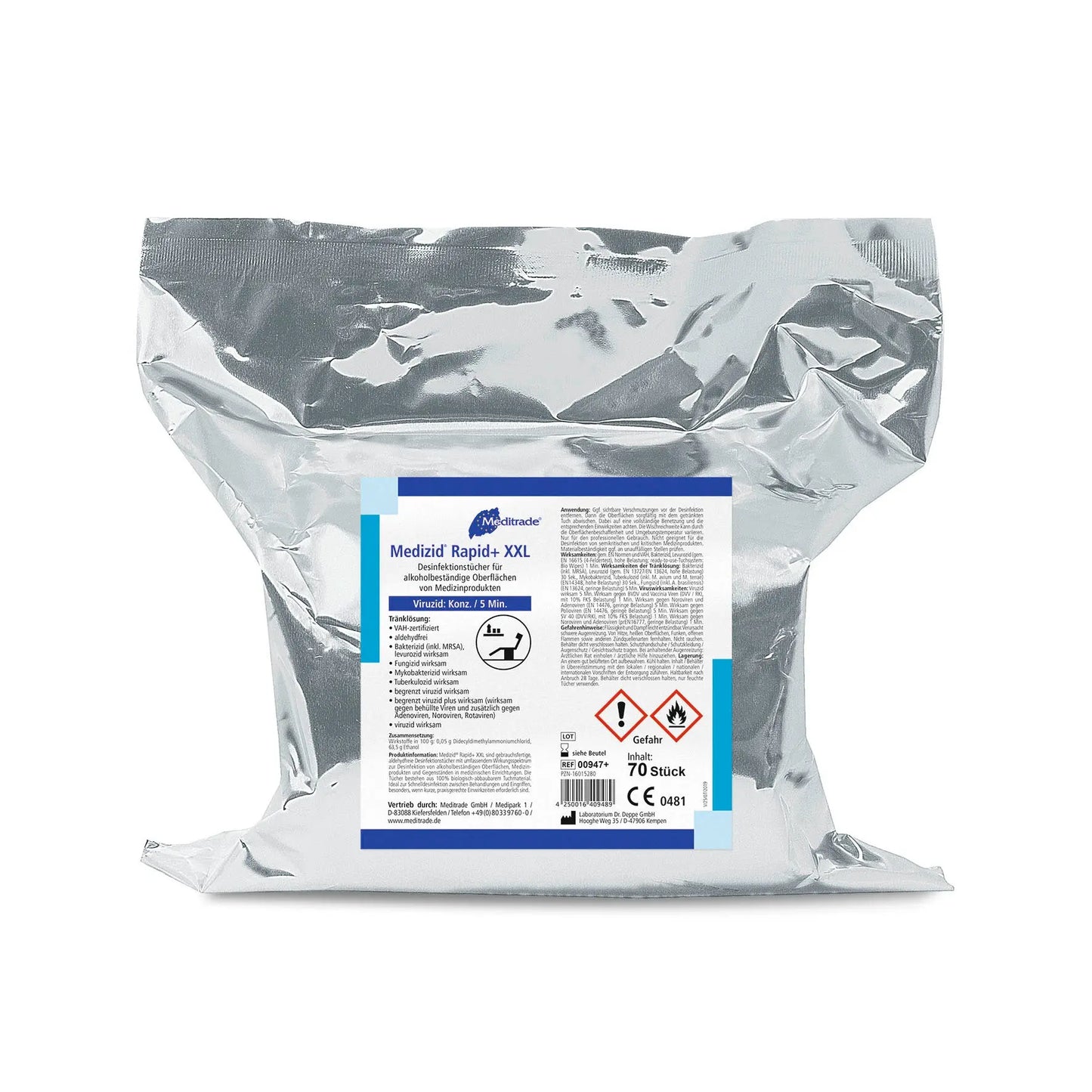 Medizid Rapid+ Sprühwischdesinfektion Meditrade