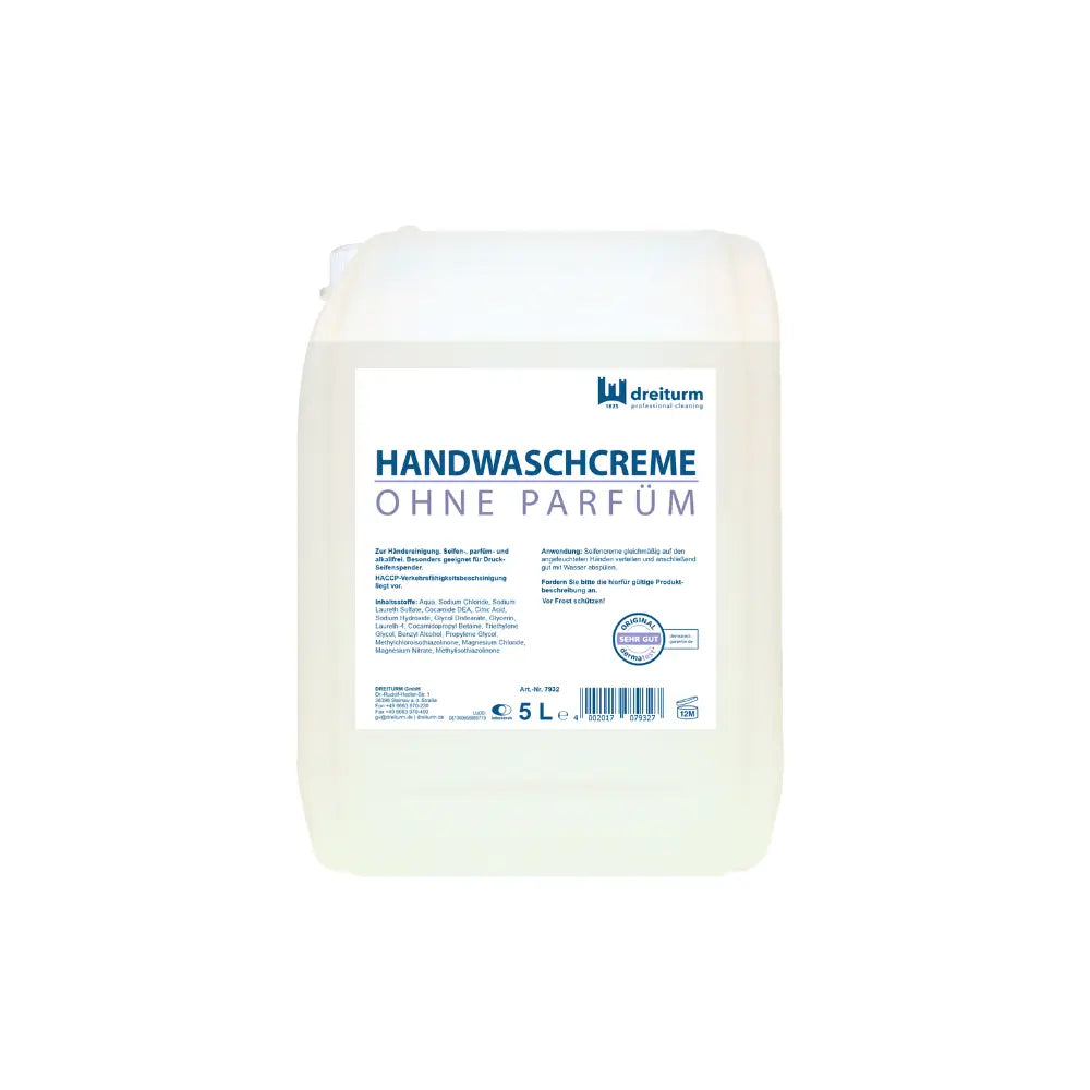 Dreiturm Handwaschcreme, ohne Parfüm Dreiturm