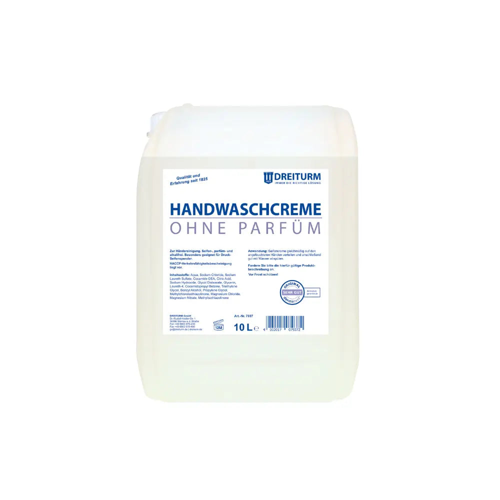 Dreiturm Handwaschcreme, ohne Parfüm Dreiturm