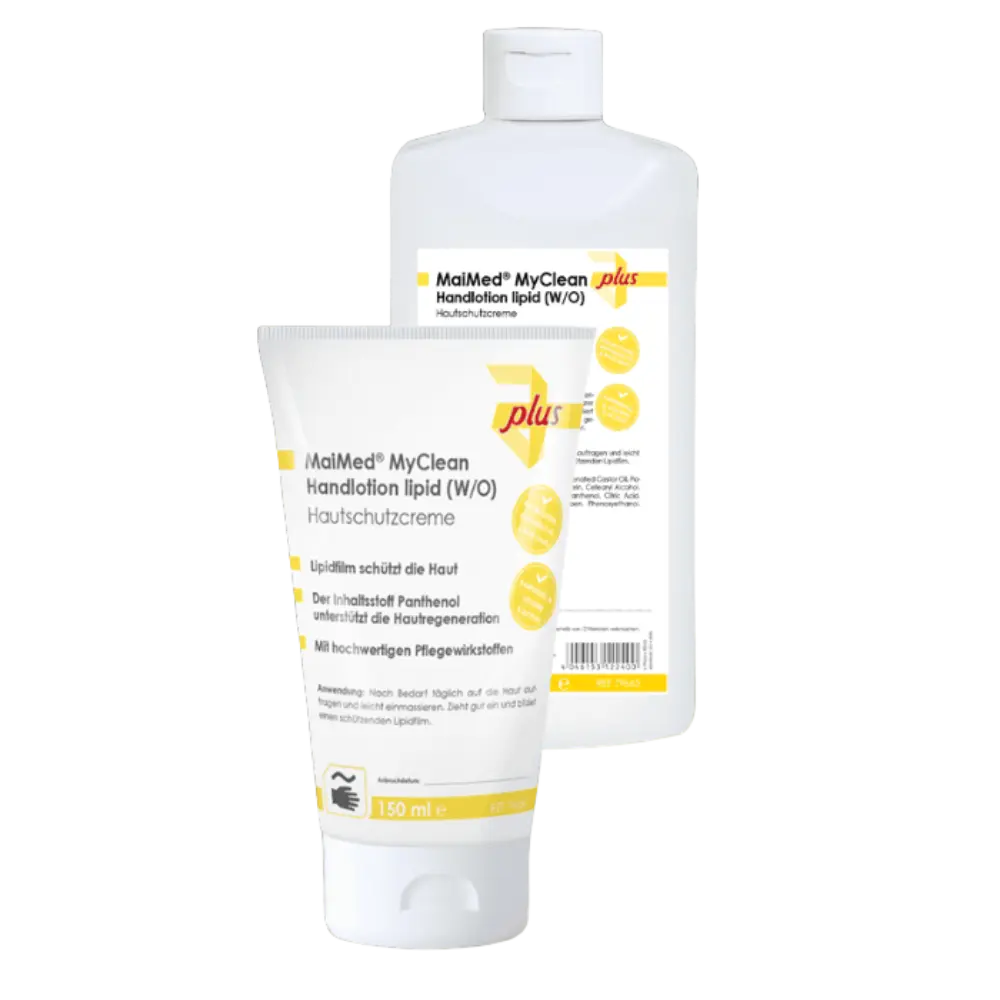 hautschutzcreme unsichtbarer handschuh MaiMed MyCLean Handlotion lipid (W/O) - Hautschutzcreme