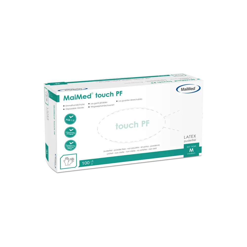MaiMed touch PF Latex Einmalhandschuhe - Medical Deal
