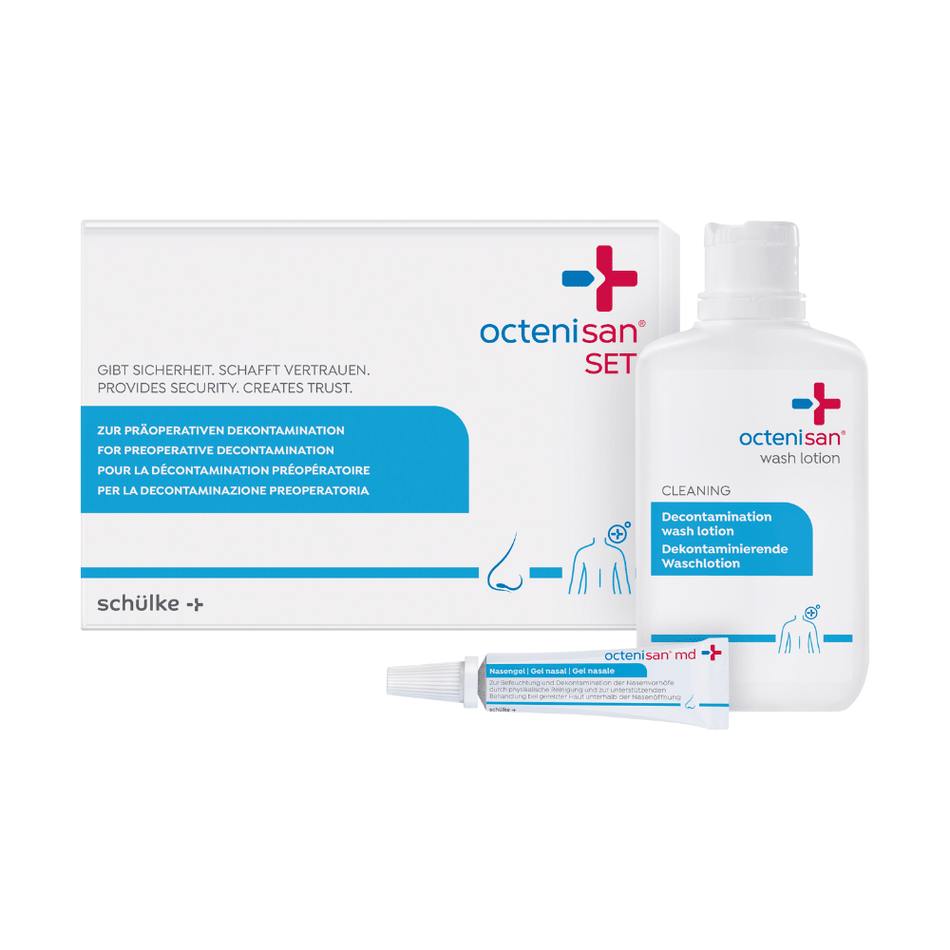 Schülke octenisan® Set, Waschlotion und Nasengel, 2-teilig | Packung (1 Set)