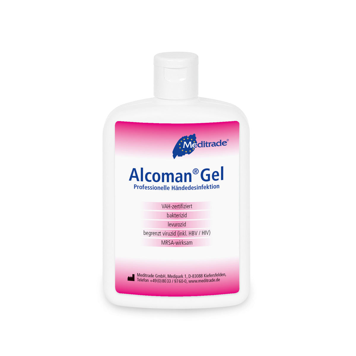 Meditrade Alcoman Gel Händedekontamination – Weitere Produktansicht