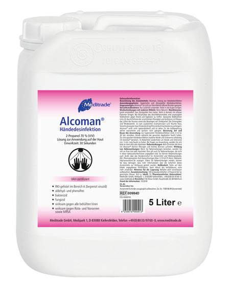 Meditrade Alcoman Händedesinfektion – Produktansicht 2
