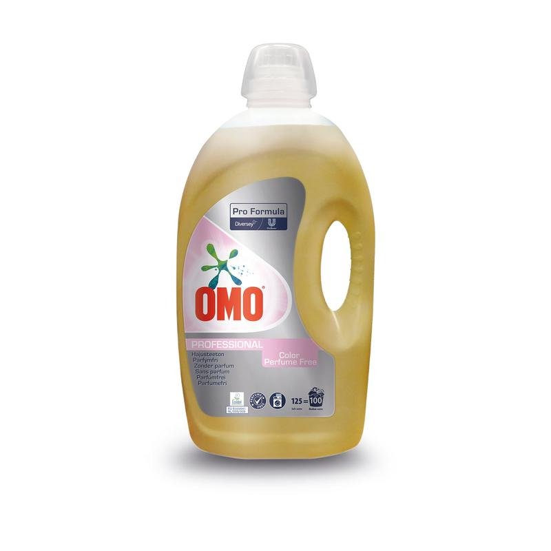 Omo Pro Formula Parfümfrei, parfümfreies Waschmittel, das sich vor allem für farbige Stoffe eignet | Flasche (5 l)