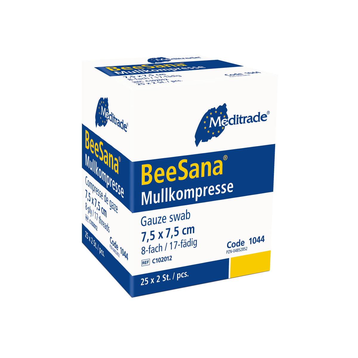 Meditrade BeeSana® Mullkompresse – Variantenansicht 1044