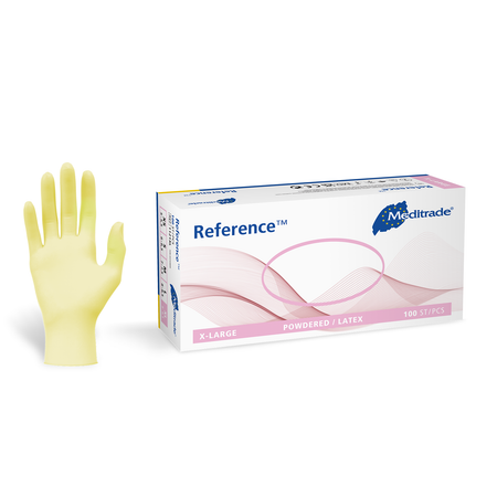 Meditrade Reference™ Untersuchungshandschuh aus Latex – Produktansicht 2