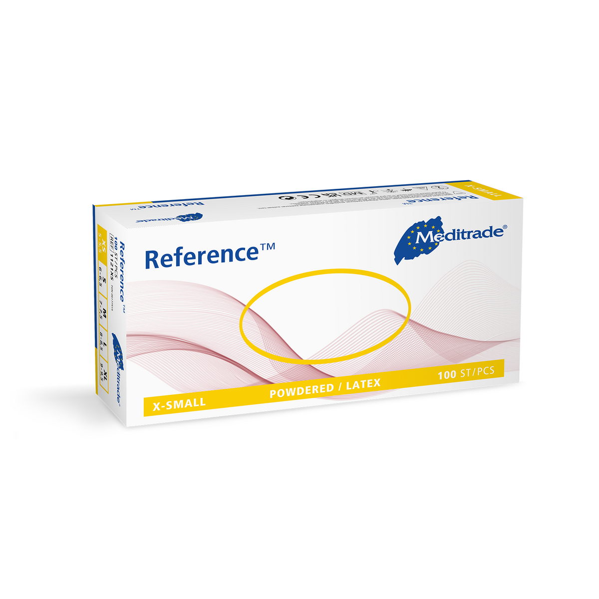 Meditrade Reference™ Untersuchungshandschuh aus Latex – Variantenansicht 1121XS