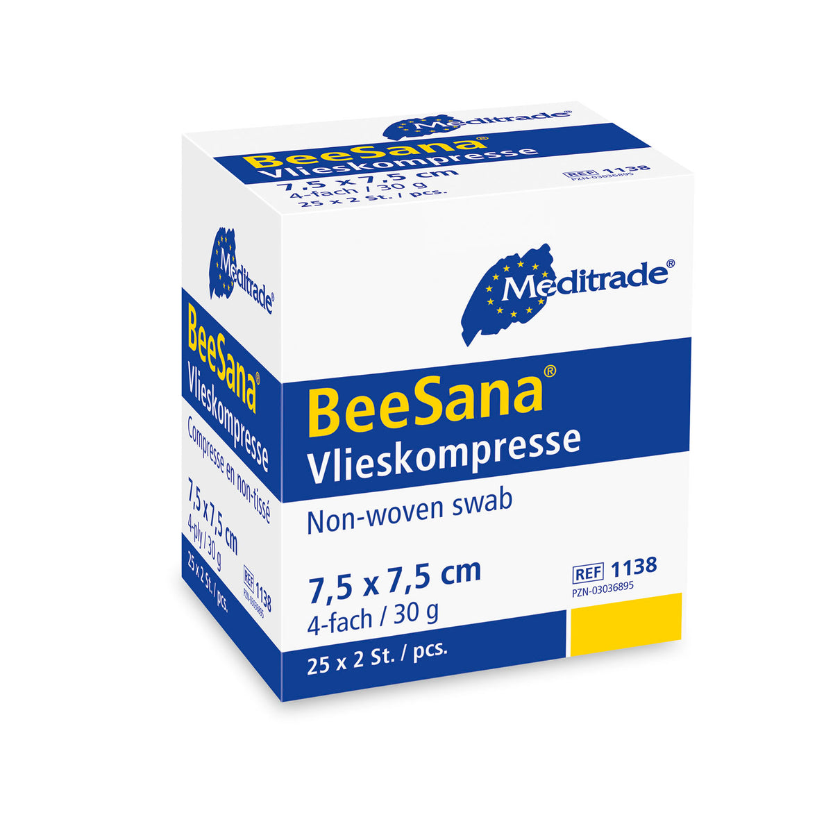 Meditrade BeeSana® Vlieskompresse – Verpackungsansicht 3