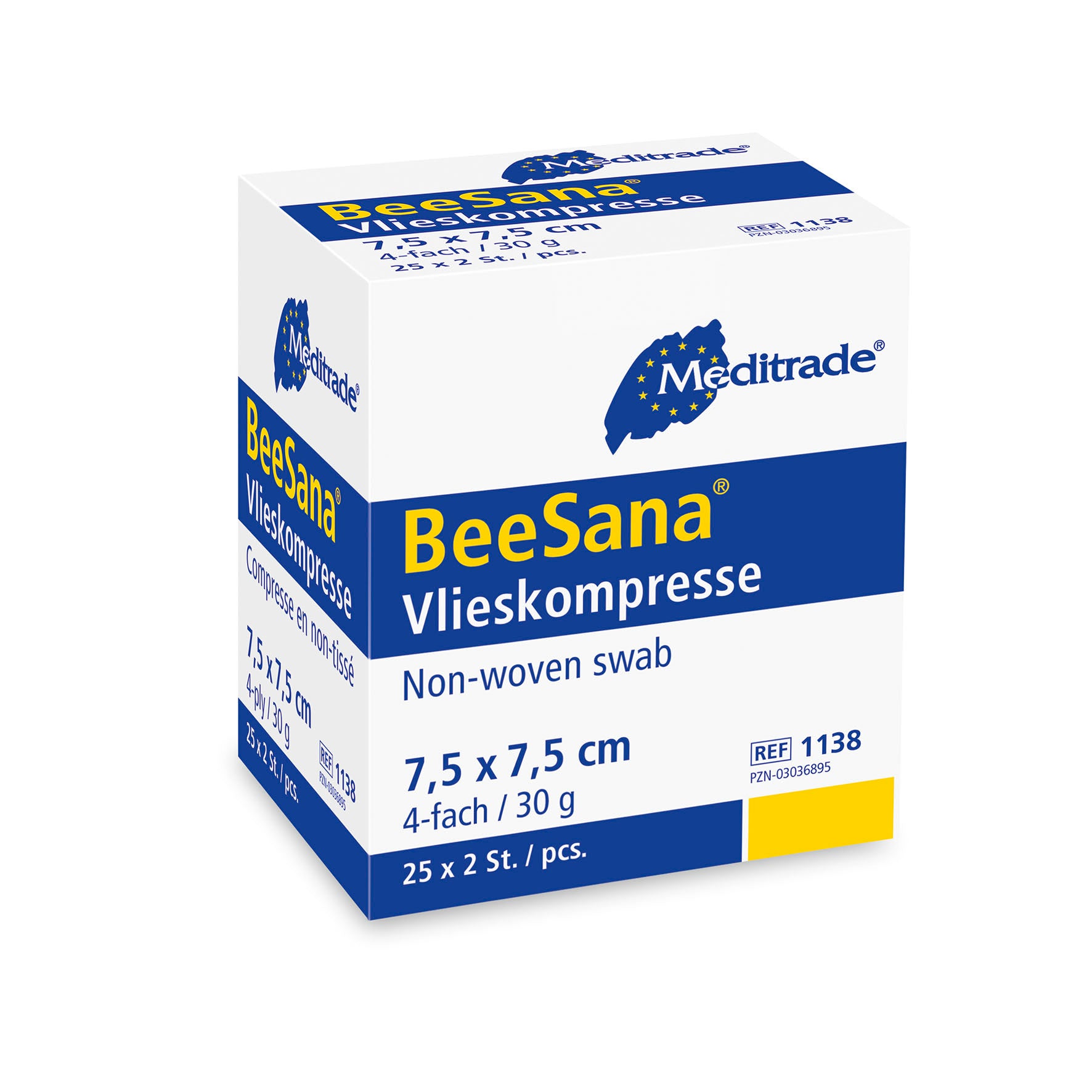 Meditrade BeeSana® Vlieskompresse – Verpackungsansicht 3