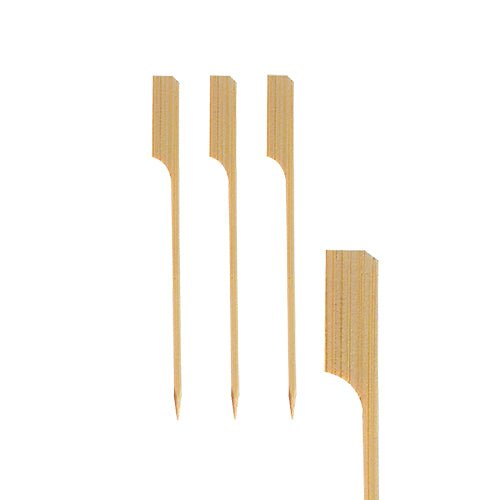 PAPSTAR Fingerfood Spieße "pure" 10 cm, ideal für Golf-Events | Dose (40 Stück)