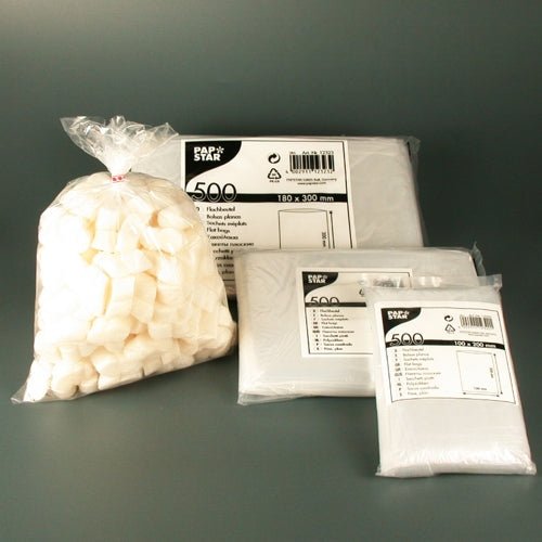 PAPSTAR 500 Flachbeutel, LDPE transparent