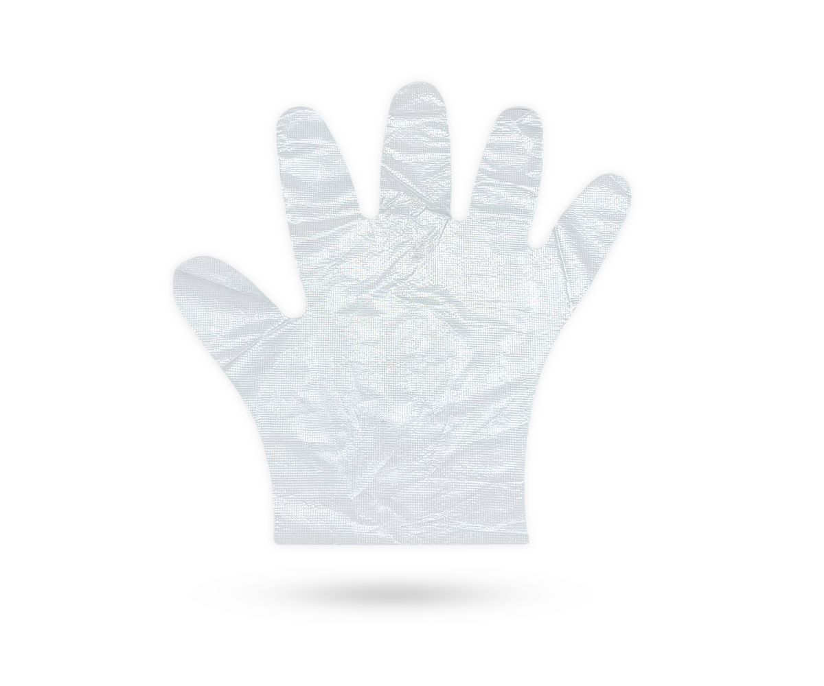 [MTD-BILD:1192_froggy_p1.png] Meditrade Froggy Hygienehandschuh aus reißfestem Polyethylen
