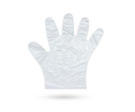 [MTD-BILD:1192_froggy_p1.png] Meditrade Froggy Hygienehandschuh aus reißfestem Polyethylen