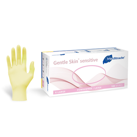Meditrade Gentle Skin sensitive Untersuchungshandschuh aus Latex