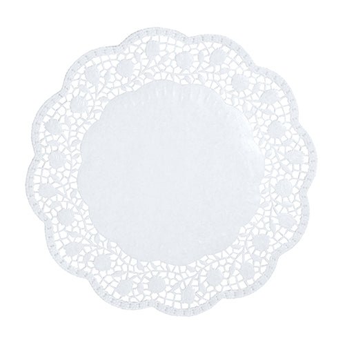 PAPSTAR 100 Tortenspitzen rund, weiss