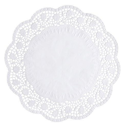 PAPSTAR 100 Tortenspitzen rund, weiss