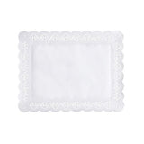 PAPSTAR 100 Spitzenpapiere eckig, weiss