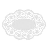PAPSTAR 500 Mokkadeckchen oval weiss