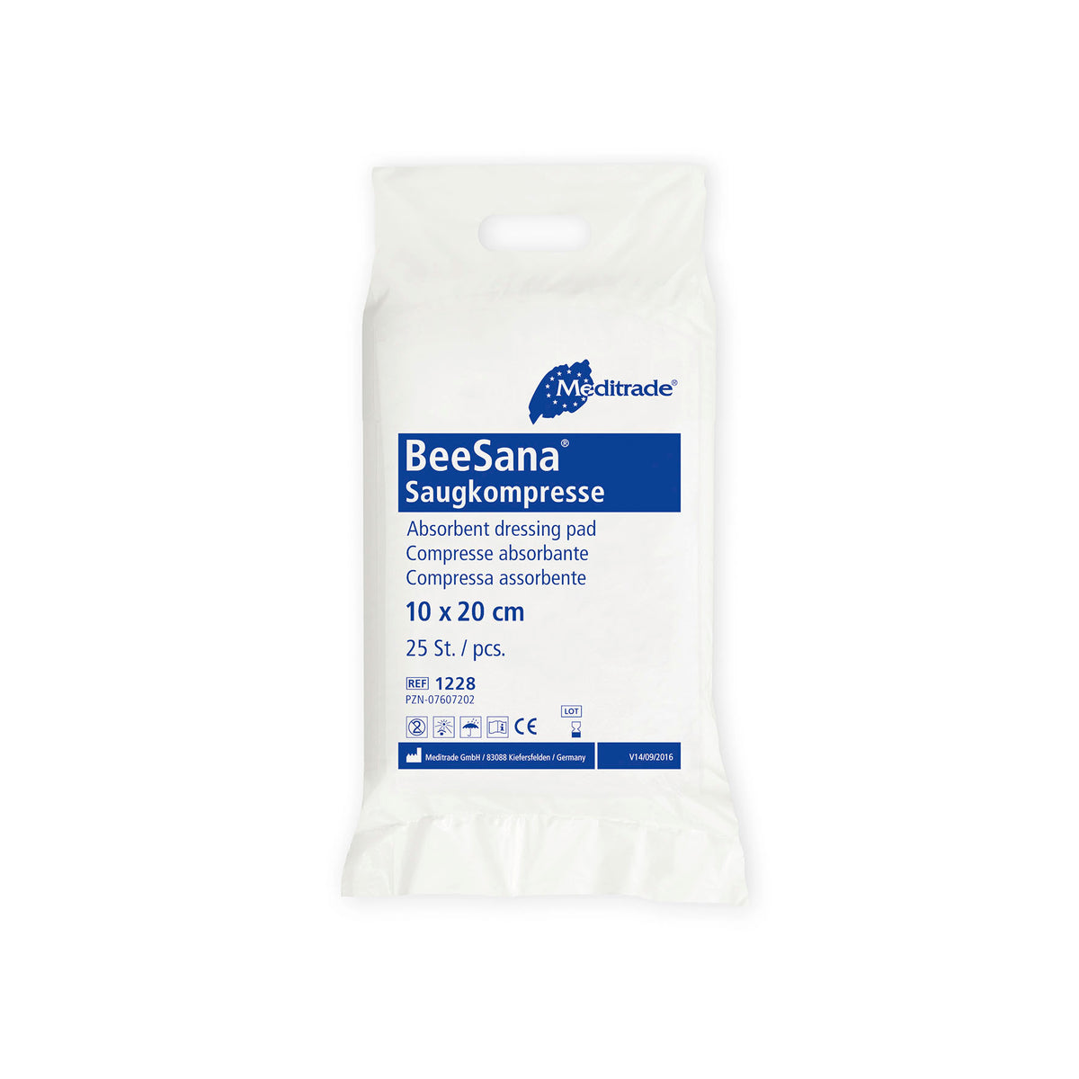 Meditrade BeeSana® Saugkompresse – Verpackungsansicht