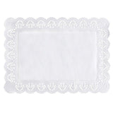 PAPSTAR 100 Spitzenpapiere eckig, weiss
