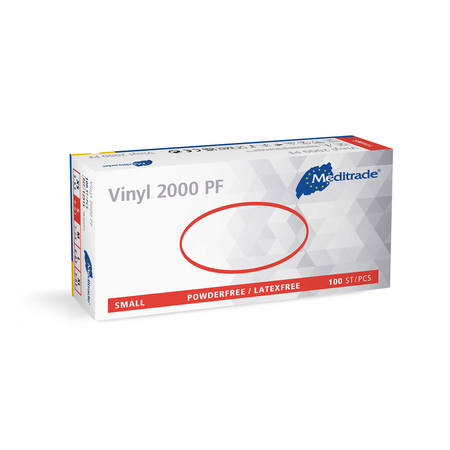 Meditrade Vinyl 2000 PF Untersuchungshandschuh aus Vinyl – Variantenansicht 1251S