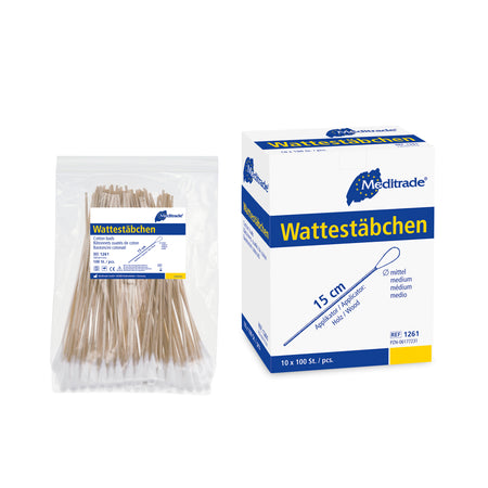 Meditrade Wattestäbchen unsteril – Verpackungsansicht 3