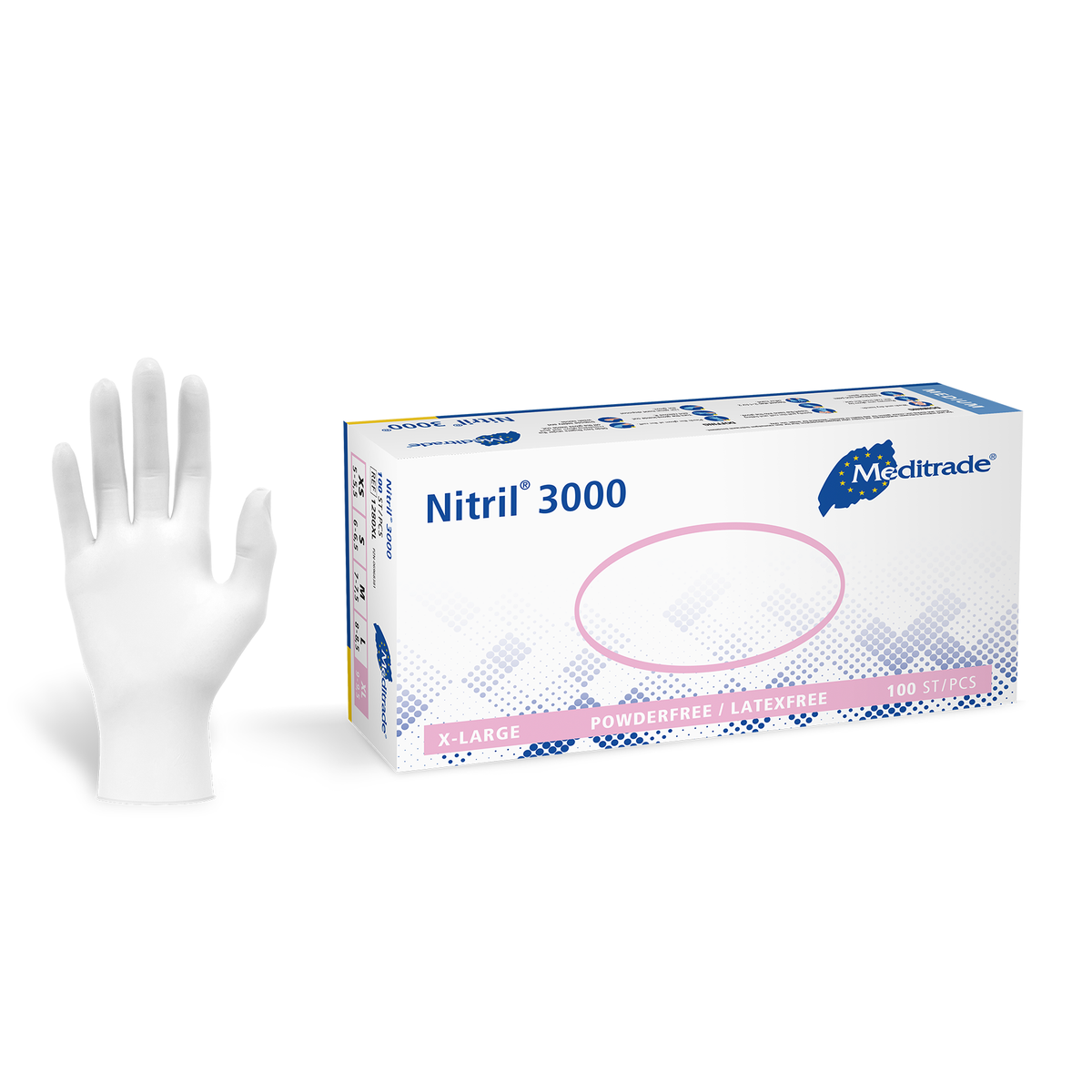Meditrade Nitril 3000 Untersuchungshandschuh aus Nitril – Produktansicht 2