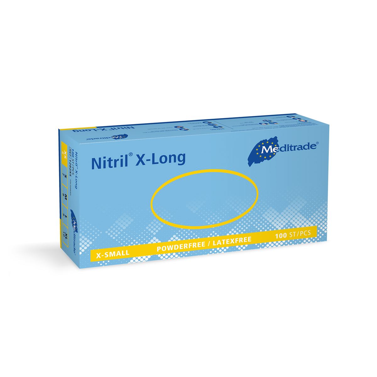 Meditrade Nitril® X-Long Untersuchungshandschuh aus Nitril – Weitere Produktansicht