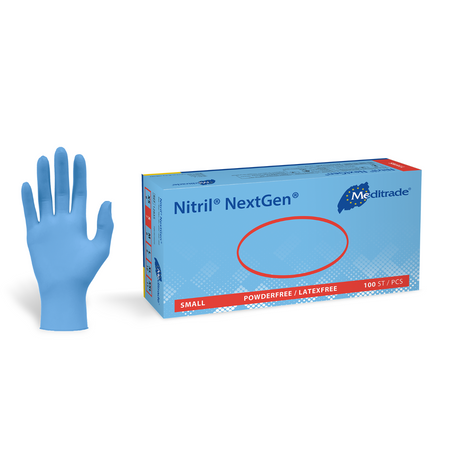 Meditrade Nitril NextGen Untersuchungshandschuh aus Nitril – Produktansicht 4