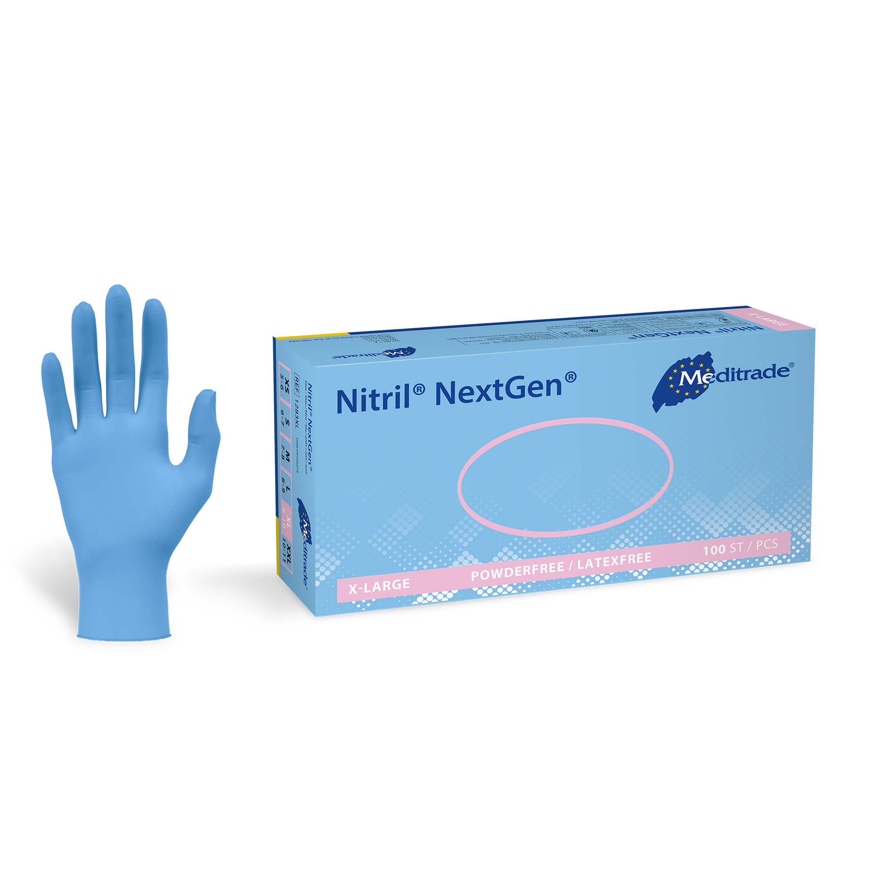 Meditrade Nitril NextGen Untersuchungshandschuh aus Nitril – Produktansicht 5