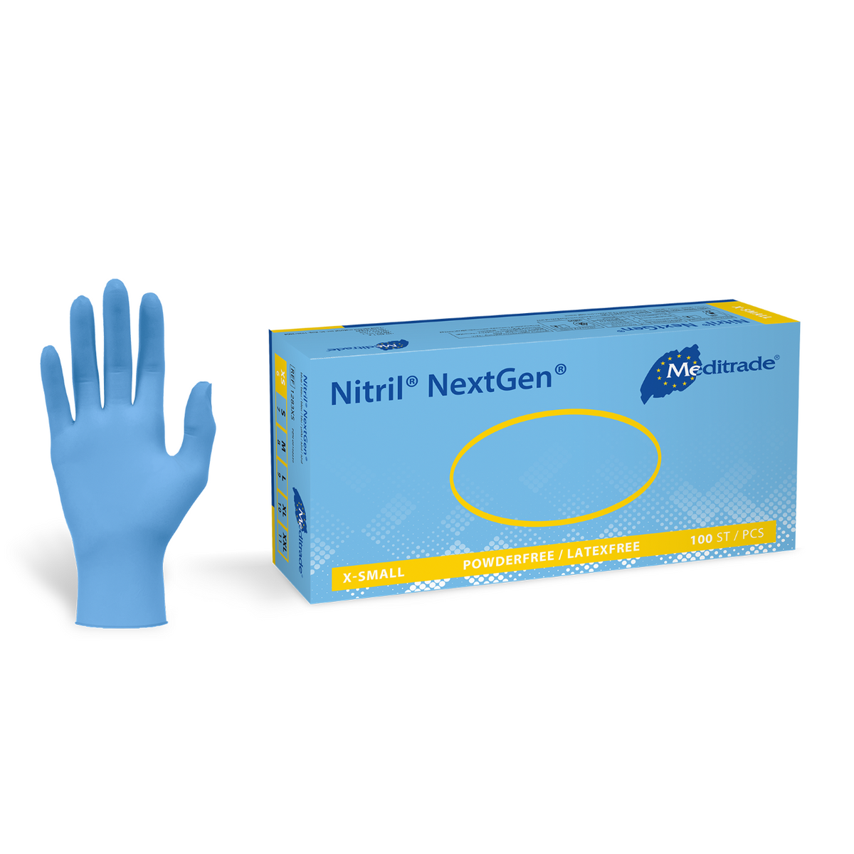 Meditrade Nitril NextGen Untersuchungshandschuh aus Nitril – Produktansicht 6