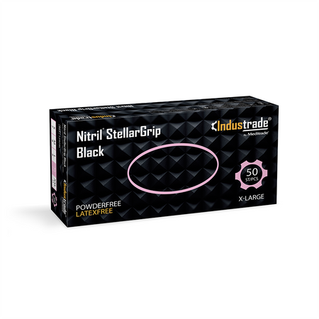 Meditrade Nitril StellarGrip black Nitrilhandschuh – Variantenansicht 1292XL
