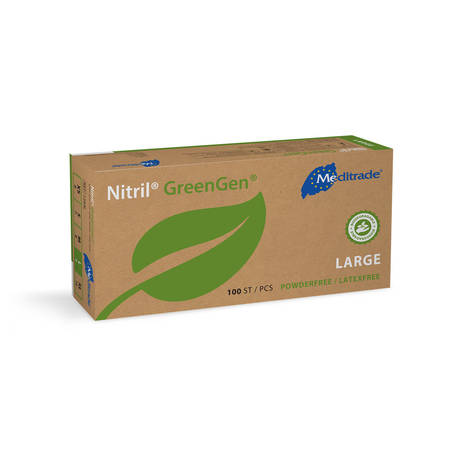 Meditrade Nitril GreenGen Untersuchungshandschuh aus Nitril – Variantenansicht 1293L