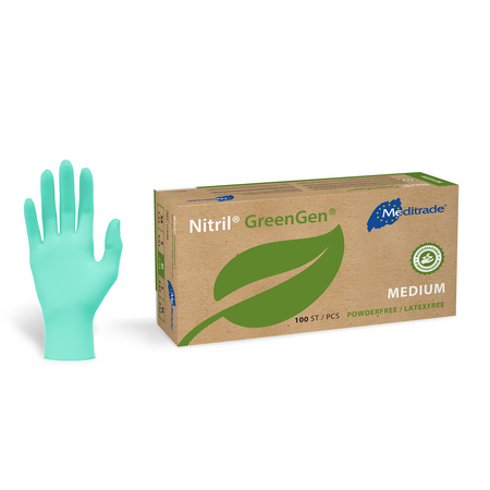 Meditrade Nitril GreenGen Untersuchungshandschuh aus Nitril – Produktansicht