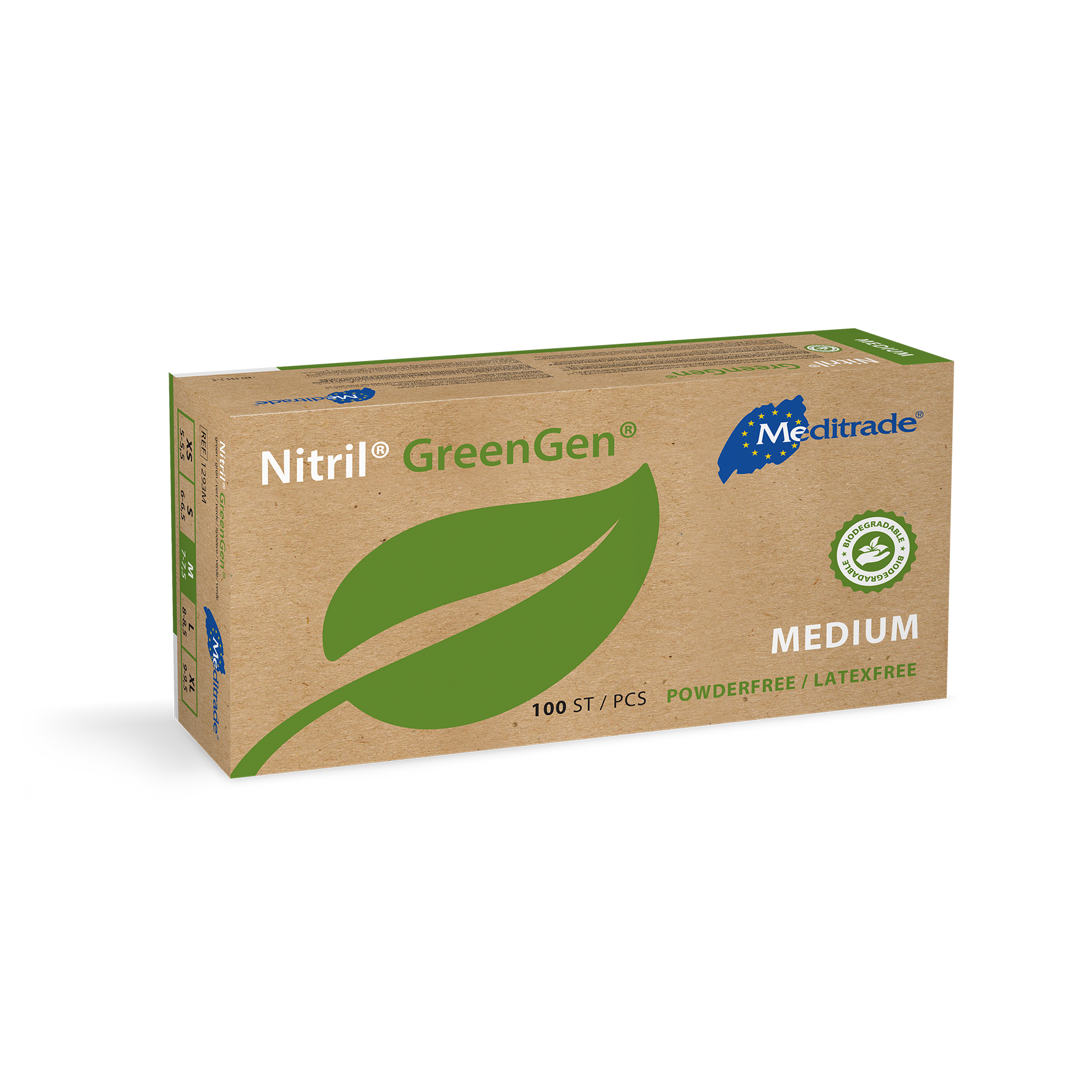 Meditrade Nitril GreenGen Untersuchungshandschuh aus Nitril – Variantenansicht 1293M 2