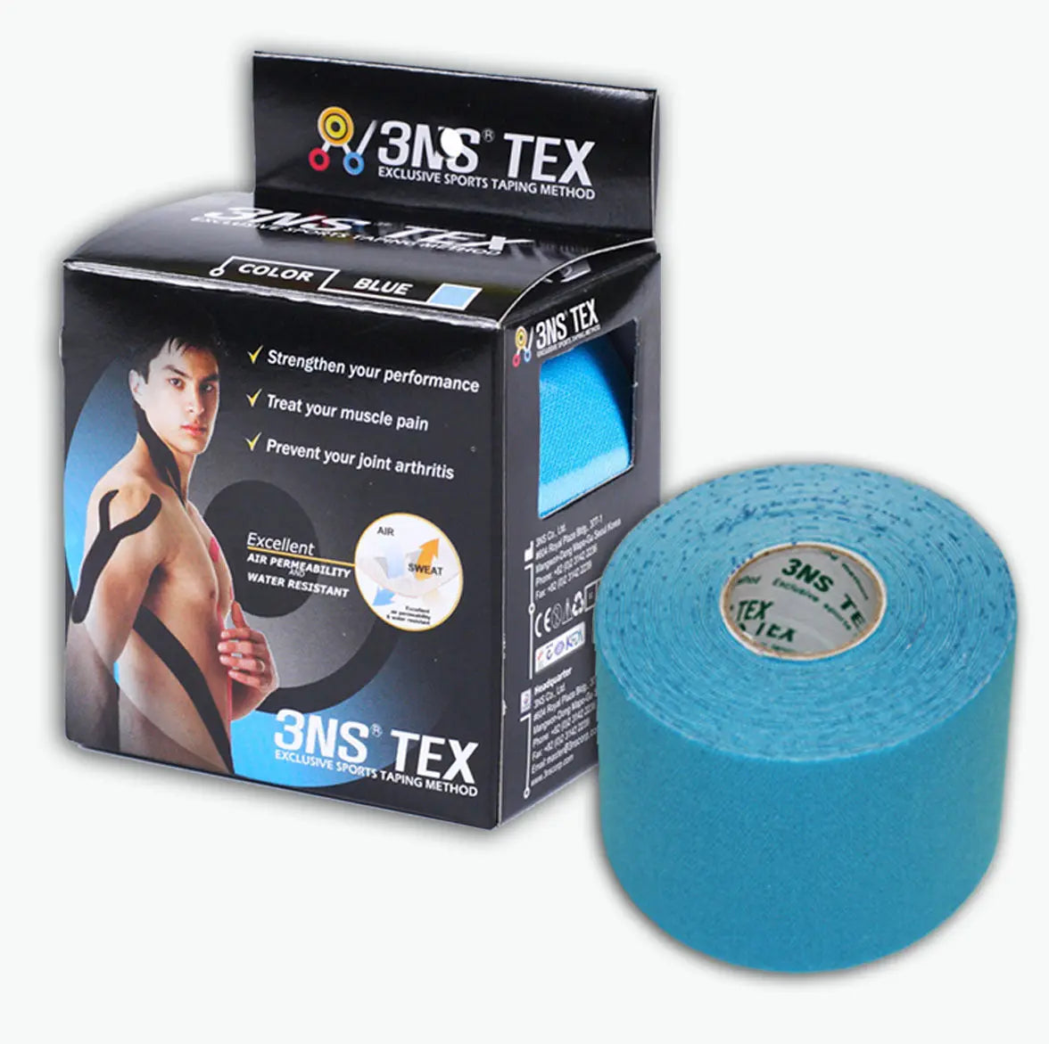 Kinesiologisches 3NS Tex Tape - 24er Box - Medical Deal