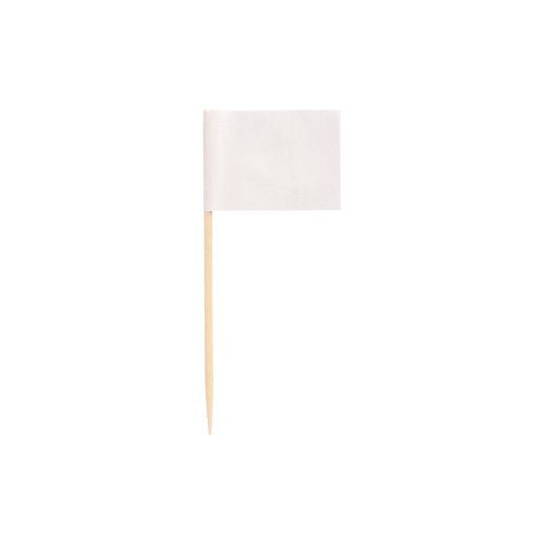 PAPSTAR 500 Deko-Picker 8 cm weiss