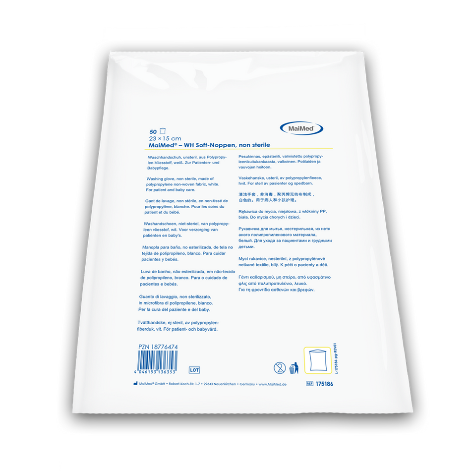 MaiMed® WH Soft-Noppen - Einmalwaschhandschuh