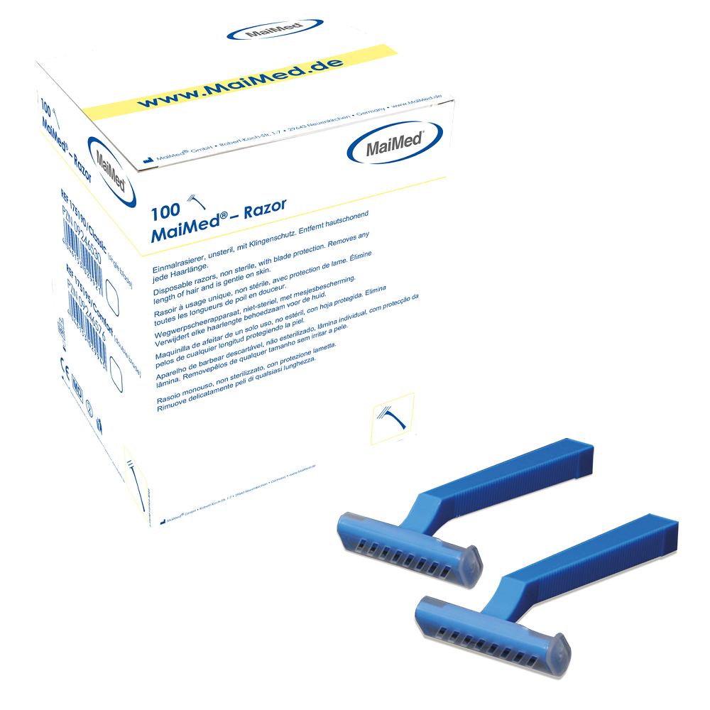 MaiMed® Razor - Einmalrasierer | Ausführung: Classic - Einzelklinge