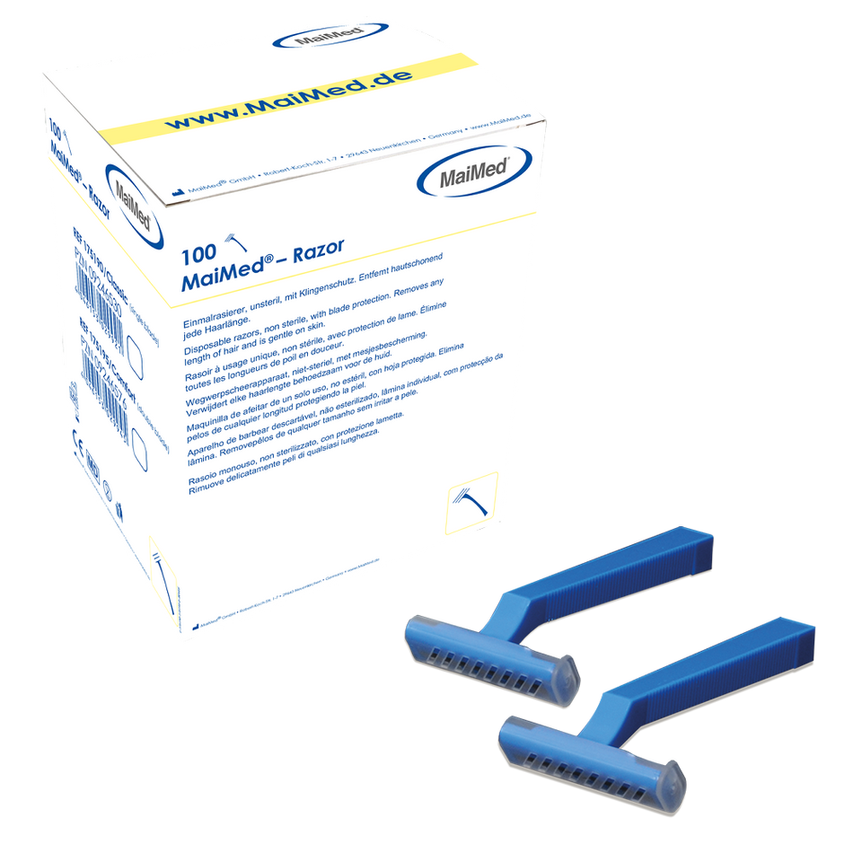 MaiMed® Razor - Einmalrasierer | Ausführung: Classic - Einzelklinge