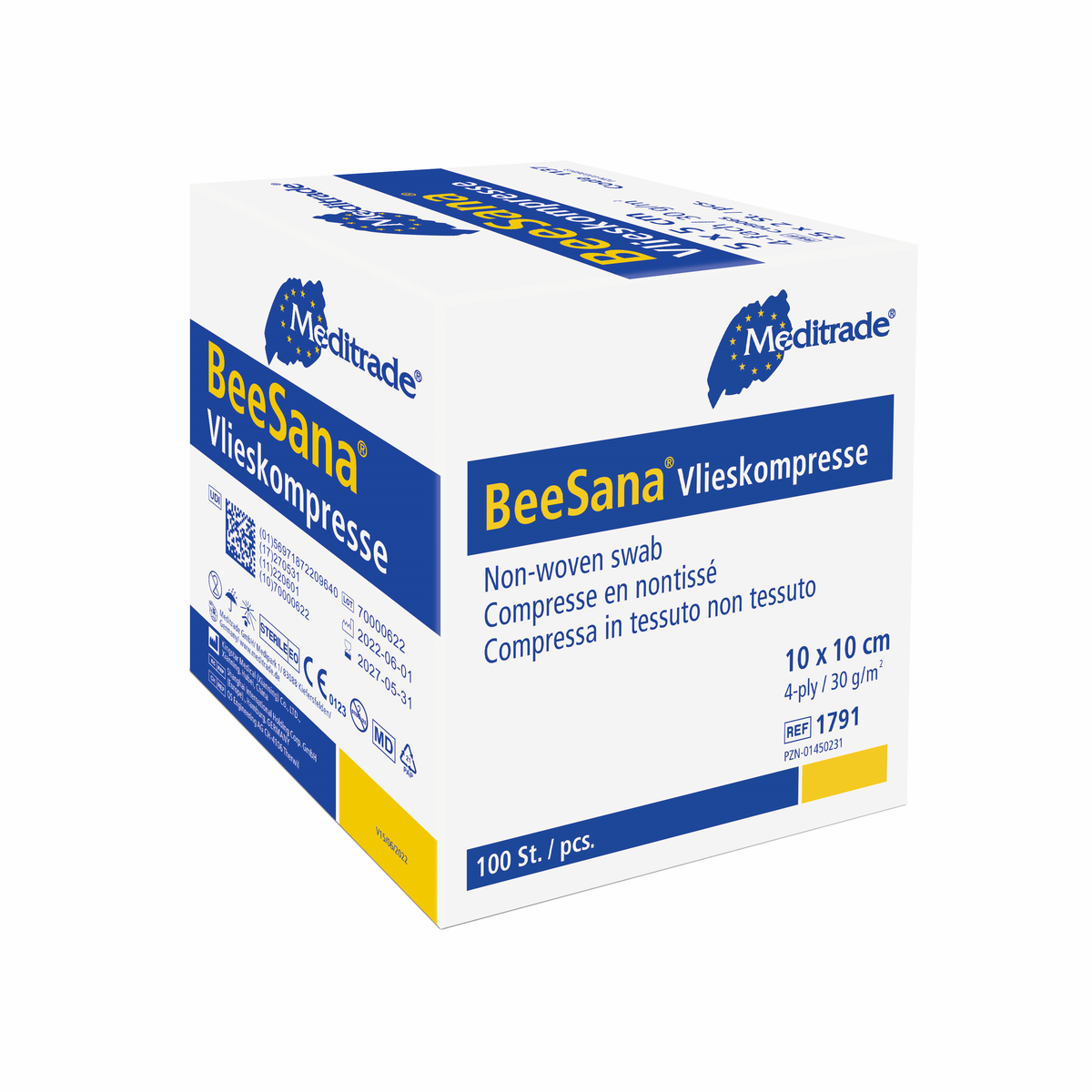 Meditrade BeeSana® Vlieskompresse – Variantenansicht 1791