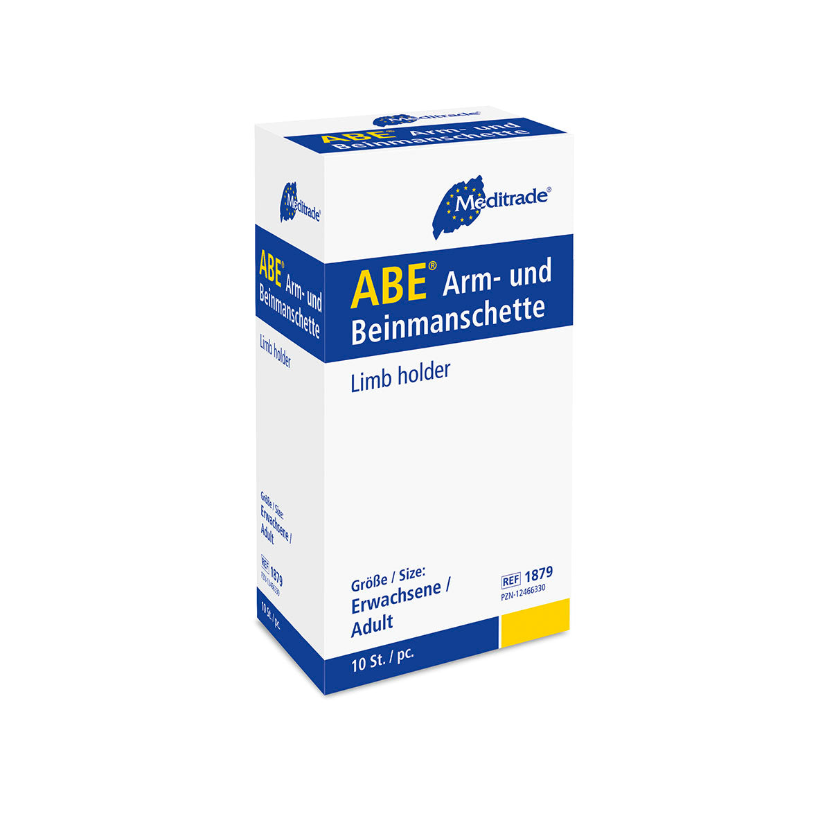 Meditrade ABE® Arm- und Beinmanschette – für Erwachsene | Inhalt: 10 Stück – Verpackungsansicht