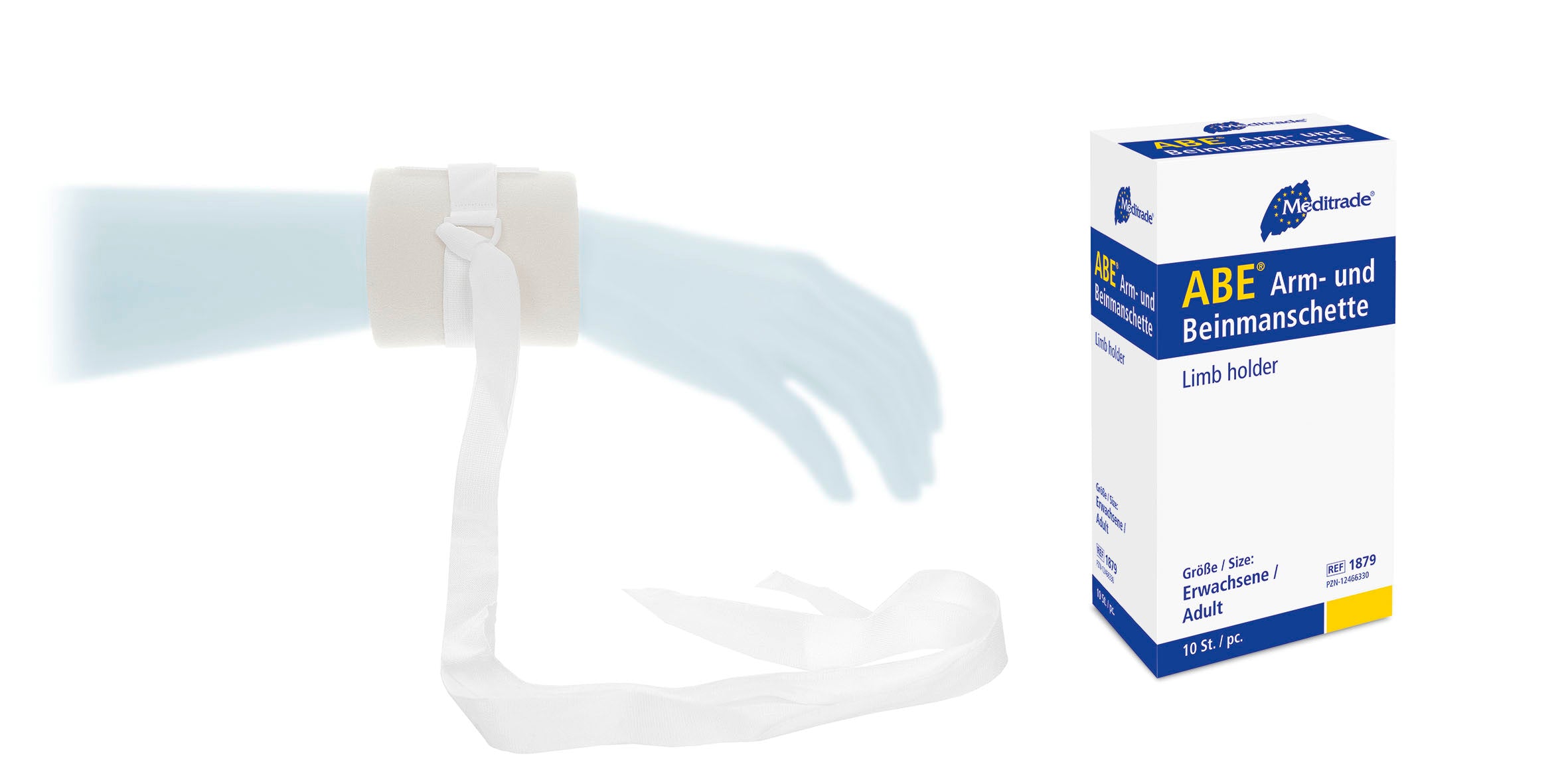 Meditrade ABE® Arm- und Beinmanschette – für Erwachsene | Inhalt: 10 Stück
