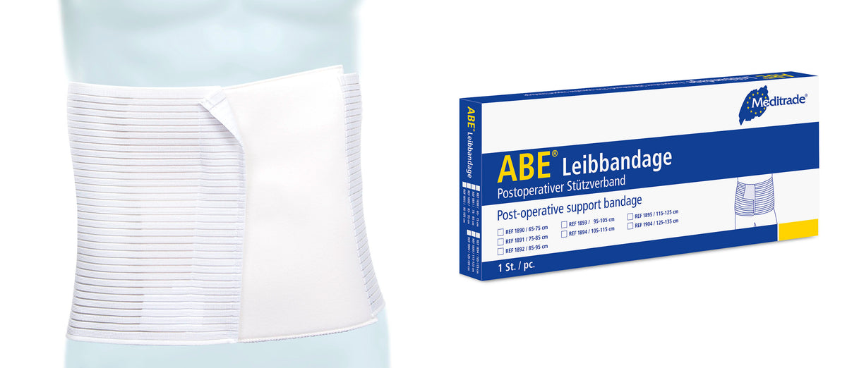 Meditrade ABE® Leibbandage postoperativer Stützverband – Verpackungsansicht