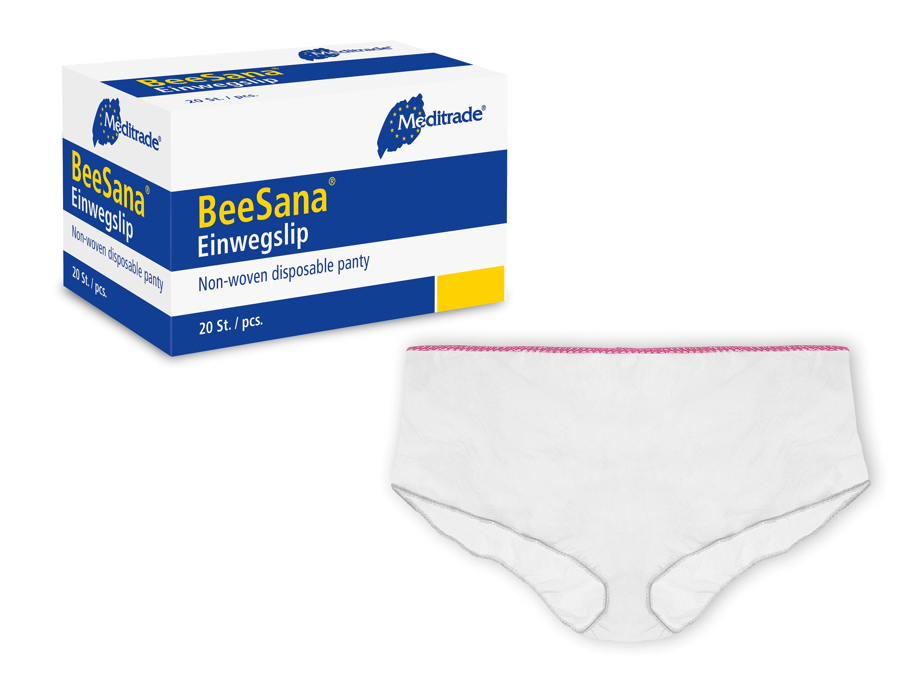 Meditrade BeeSana Einwegslip – Verpackungsansicht