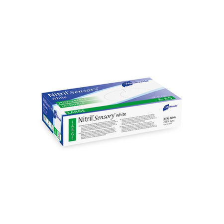 Meditrade Nitril Sensory white Untersuchungshandschuh aus Nitril