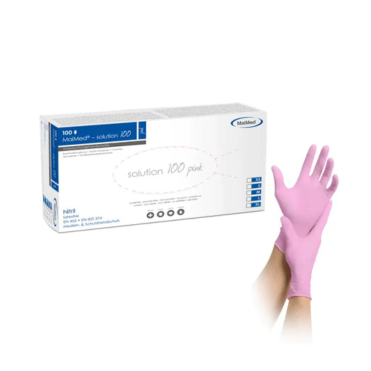 MaiMed® solution 100 pink PF Untersuchungshandschuhe MaiMed