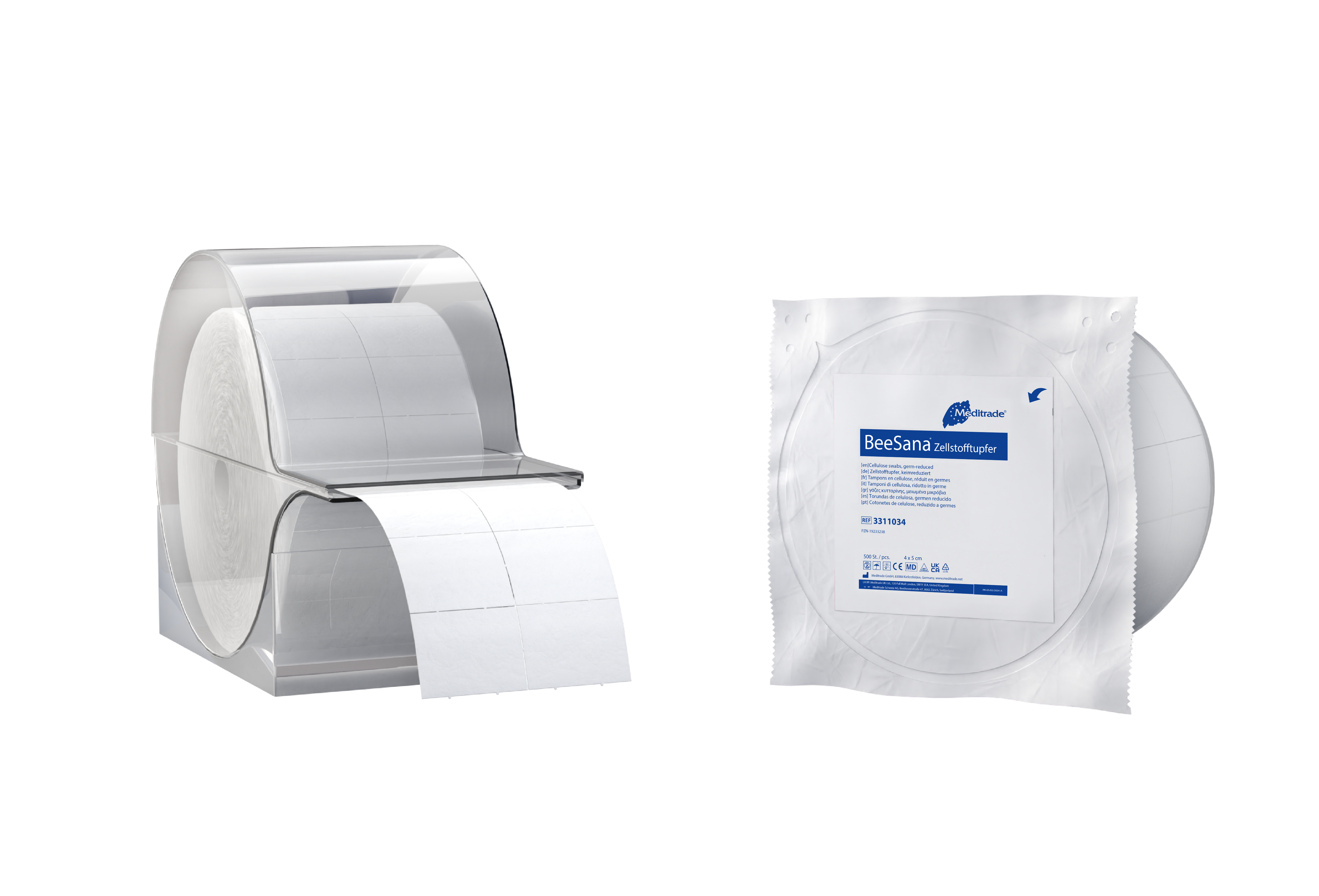Meditrade BeeSana® Mullkompresse – Produktansicht