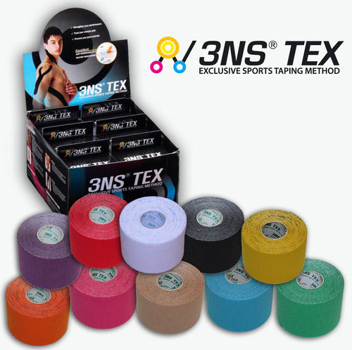 Kinesiologisches 3NS Tex Tape - 12er Box - Medical Deal